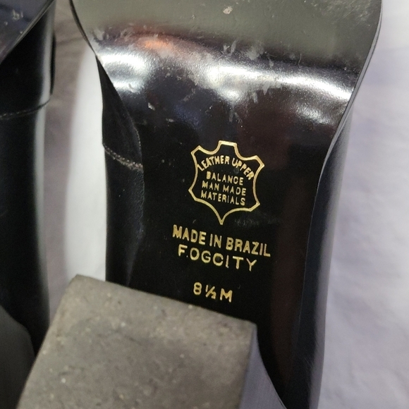 Principles black high heel loafers - Picture 10 of 10